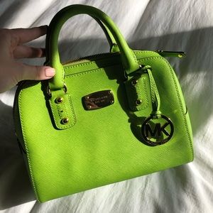 Like New! Michael Kors Leather Satchel